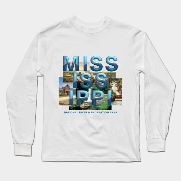 Mississippi National River Long Sleeve T-Shirt by teepossible